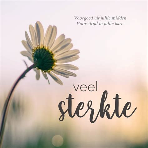 Veel sterkte aan de familie en...